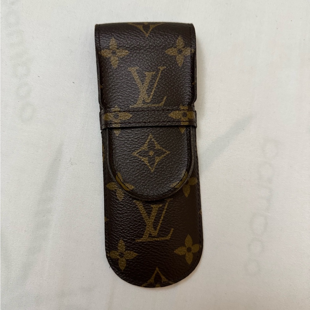Louis Vuitton Brown Monogram Glasses Case